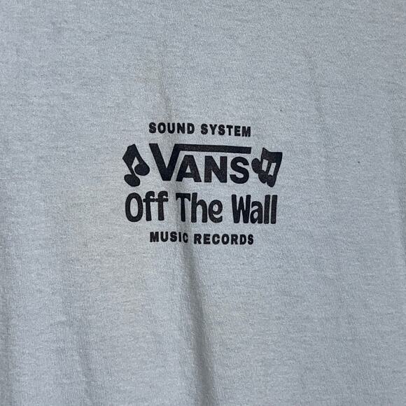 Vans Off The Wall Blue T-Shirt - Size XXL - Picture 3 of 5